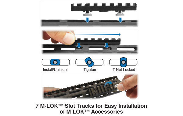 UTG PRO M-LOK® Standard QD Sling Swivel Adaptor, Black