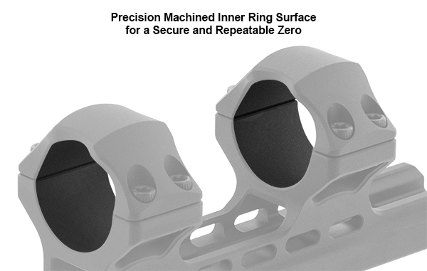 UTG ACCU-SYNC™ 30mm High Pro. 34mm Offset Picatinny Rings