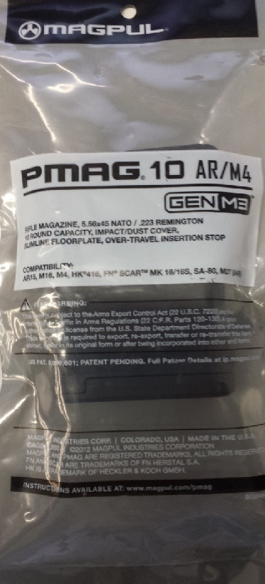 Magpul Magazin PMAG 10 Gen M3 AR/ M4/ HK416