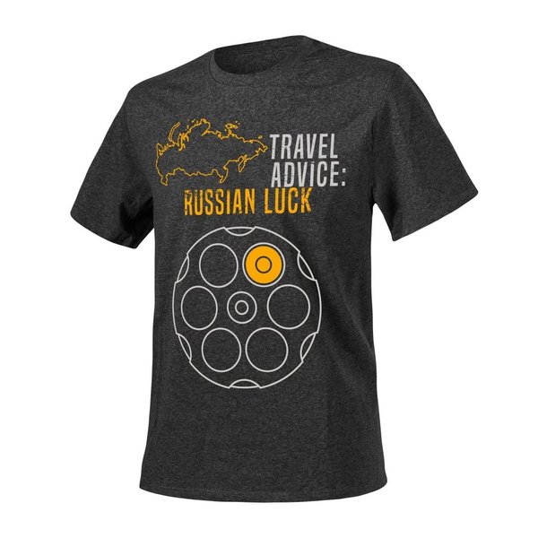 Helikon Travel Advice Russian Luck T-Shirt Black Grey