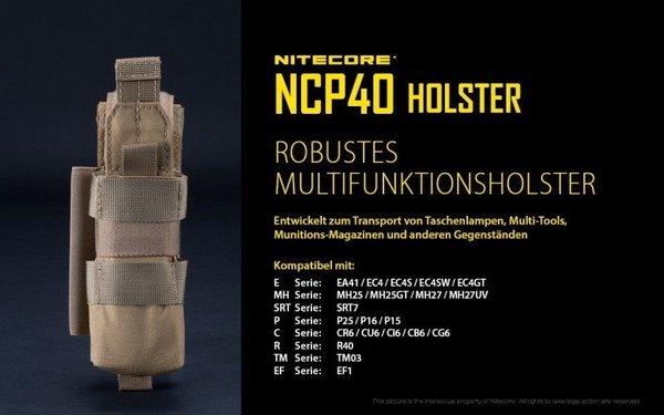 Nitecore Nylonholster NCP40
