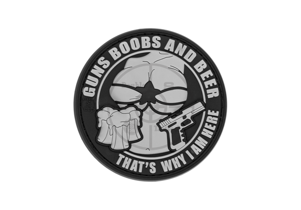 Guns Boobs and Beer Rubber Patch