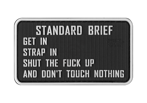 Standardbriefing Rubber Patch