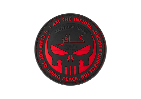 The Infidel Punisher Rubber Patch rot