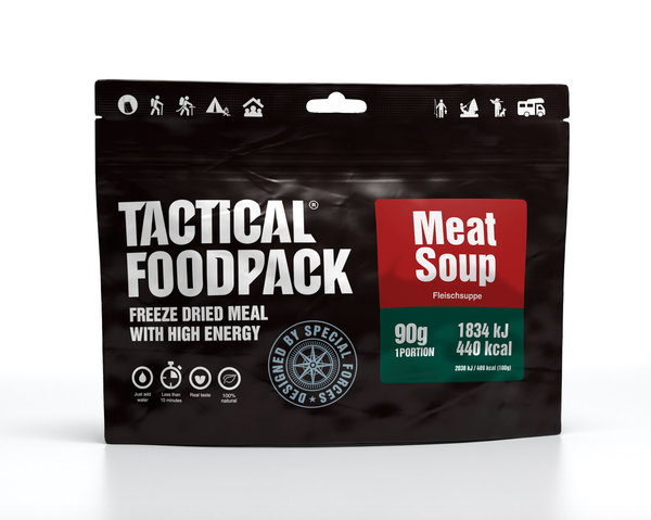 Tactical Foodpack Meat Soup  Fleischsuppe