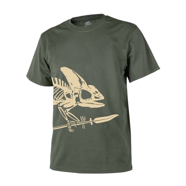 Helikon Tex T-Shirt Full Body Skeleton Oliv Green