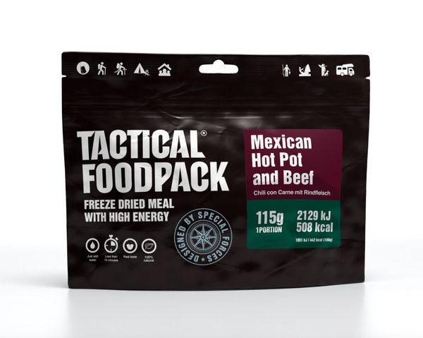 Tactical Foodpack Mexikanisches Chilli mit Beef